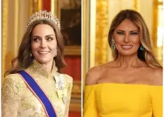 Ļaudis nepārstāj jūsmot par princeses Keitas un Melānijas Trampas eleganto stilu