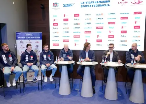 Kamaniņu sporta preses konference pirms olimpiskās sezonas 