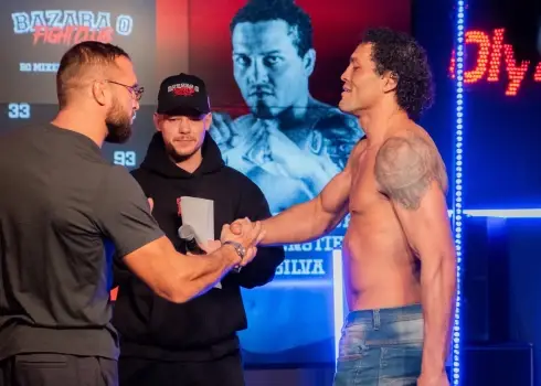 BAZARA 0 Fight Club III oficiālā svēršanās – spriedze pirms lielā cīņu vakara