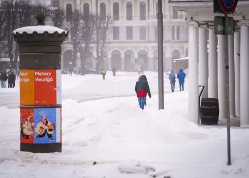 Sniegputenis Rīgas ielās (13.02.2026)