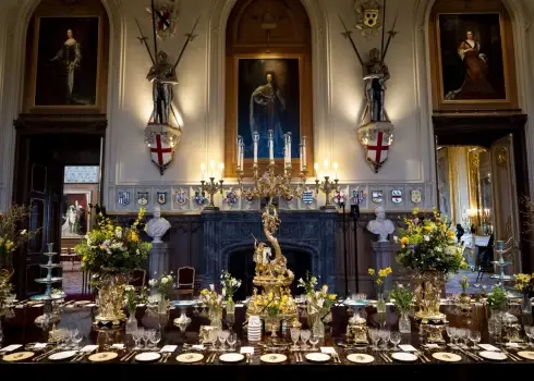 Vindzoras pilī aizvadīts svinīgs bankets par godu Nigērijas prezidentam